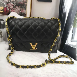 Lotus LV Black Sling Bag