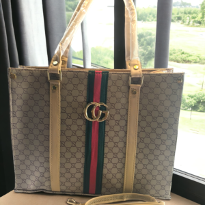 Gucy Pale Light Brown  Hand Bag with Strap
